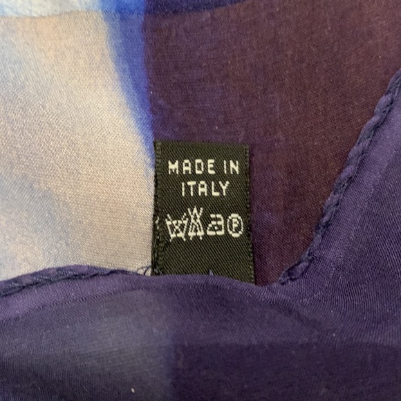 Rare BALLA Giacomo SILK VINTAGE SCARF AUTHENTIC - Picture 8 of 8